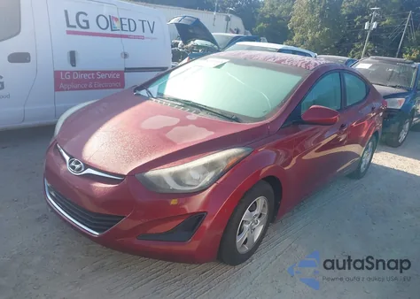 2015 Hyundai Elantra Se/Sport/Limited z USA, uszkodzony, nr VIN 5NPDH4AE3FH587723